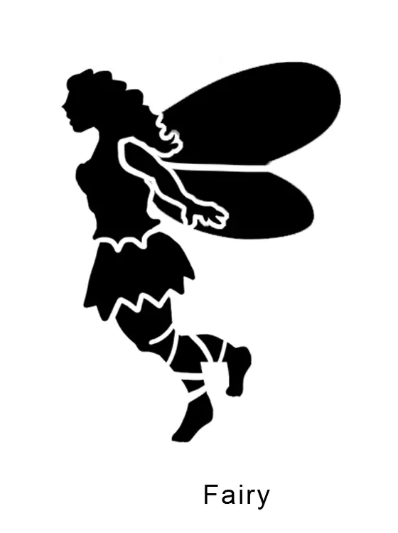 Printable Fairy Stencil