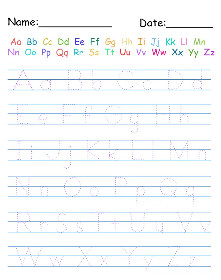 Helpful Handwriting Worksheet