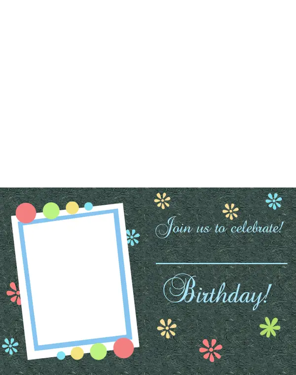 Printable Customized Birthday Invitations