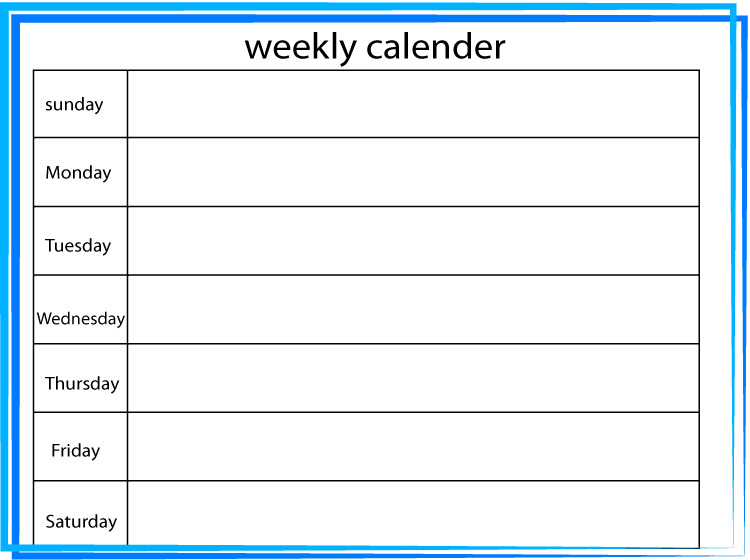 Free Printable Blank Calendars