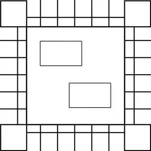 Blank Squares Border Printable Board Game