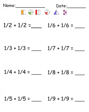 Fraction Worksheet