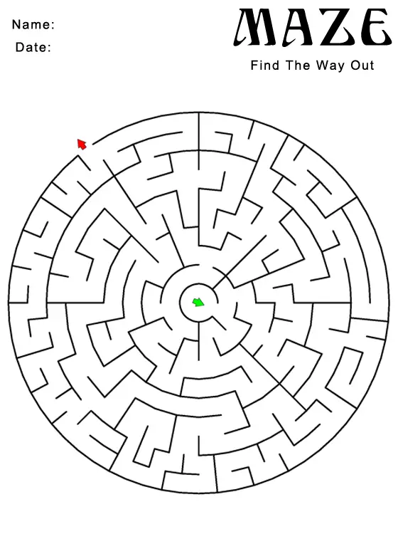 Page 2 30+ Free Printable Mazes