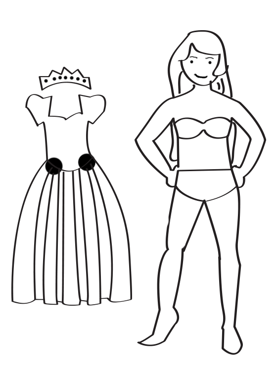 Doll Drawing The Twelve Dancing Princesses YouTube, doll, purple, child png  | PNGEgg