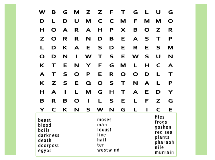 Search puzzles word printable Printable Word