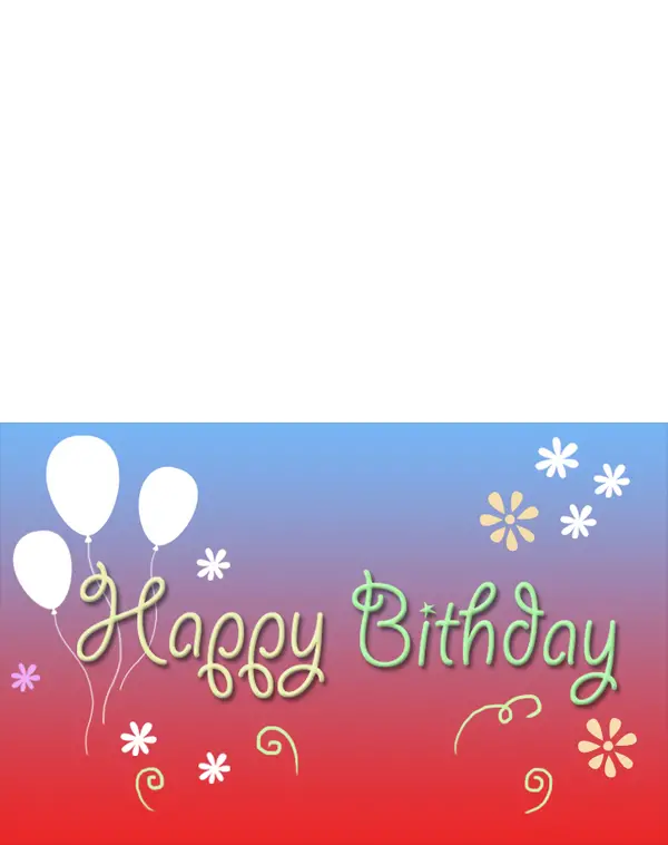 Printable Happy Birthday Balloon Cards