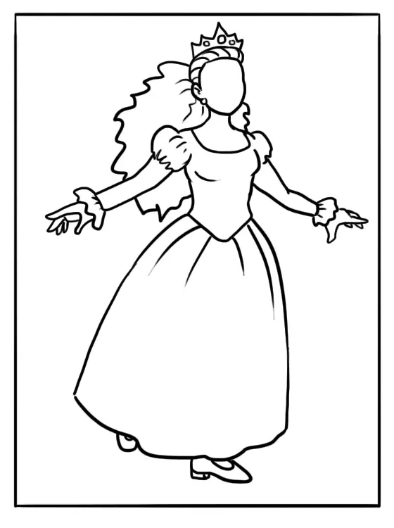 princess coloring sheets