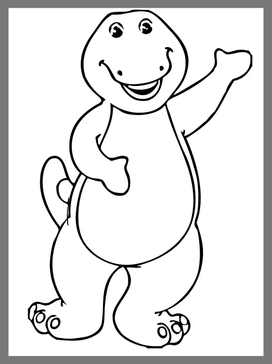 Printable Dinosaur Coloring Sheet