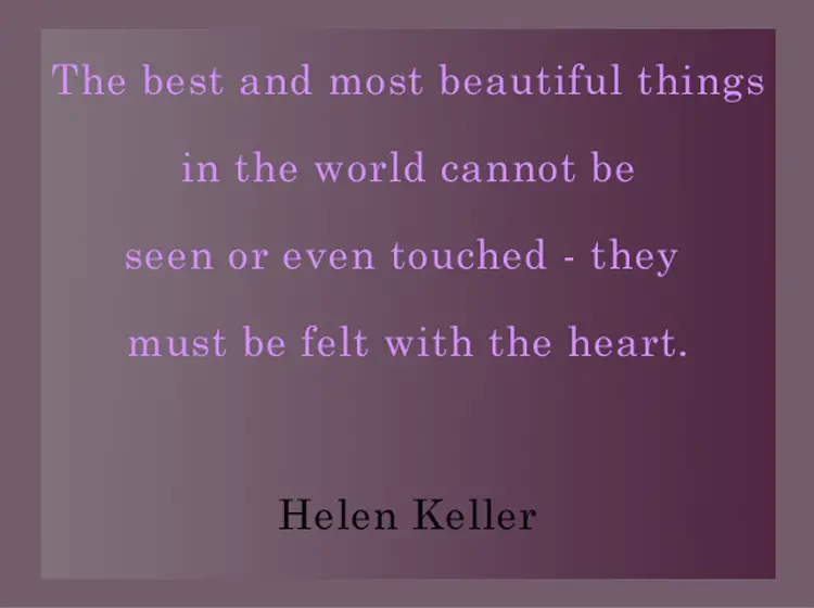 Printable Quotes About Love from Helen Keller