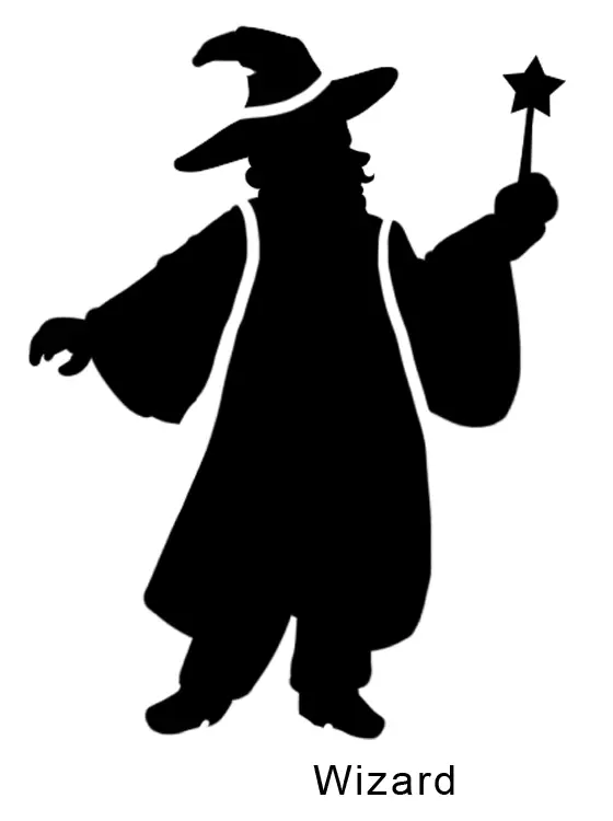 Printable Wizard Stencils