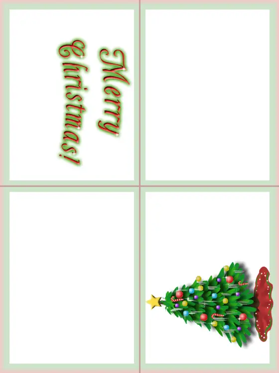 Merry Christmas Printable Cards