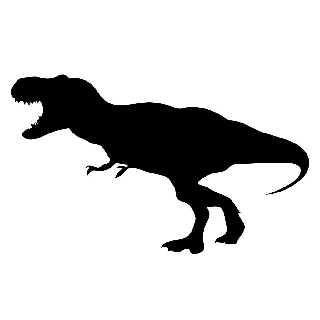 Screaming T Rex Dinosaur Stencil