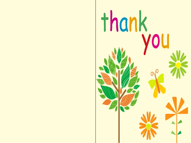 Printable Thank You Cards