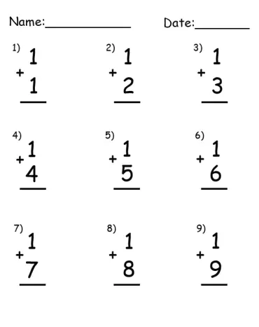 Common Core Maths Addition Printable Worksheet Without Carry B49