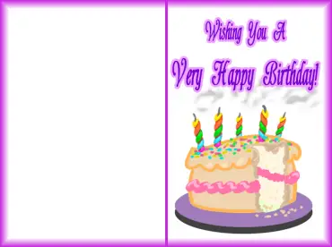 printable very happy birthday cards