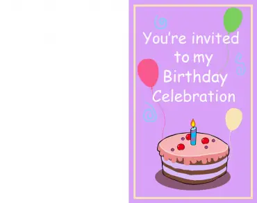 Page2:30+ Free Printable Birthday Invitations