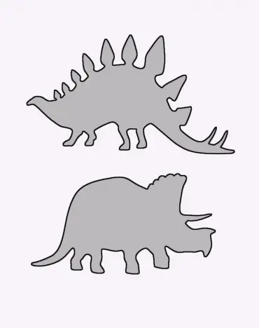 20+ Best Printable Dinosaur Templates & Stencils