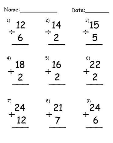 helpful division worksheet