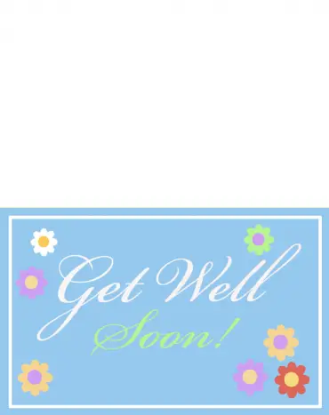 Printable Get Well Soon Cards