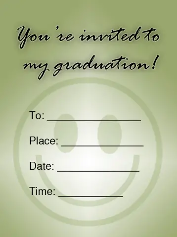 20+ Free Printable Graduation Invitations