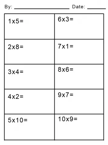 30+ Free Printable Math Worksheets