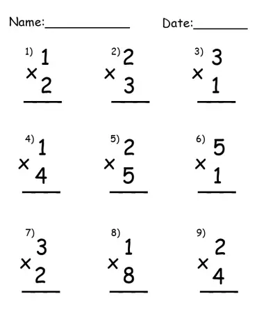 practice multiplication worksheet