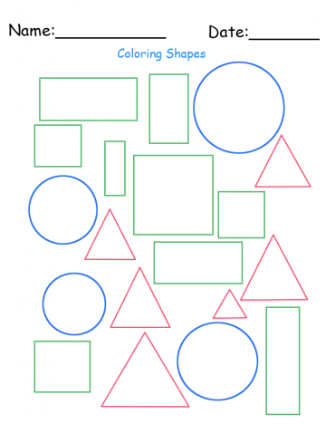 free printable house shapes worksheet