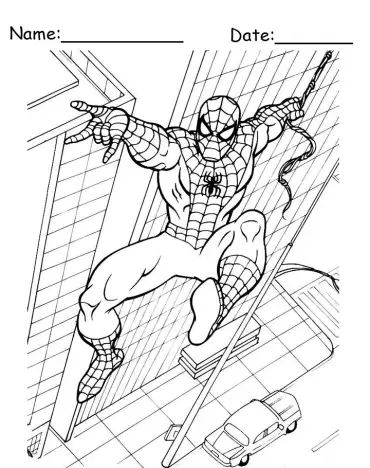 bulky venom spiderman coloring pages