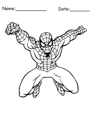 spactacular spiderman coloring pages