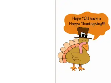 10+ Free Printable Thanksgiving Cards