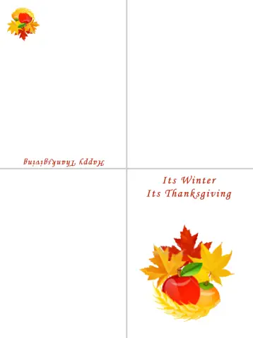 10+ Free Printable Thanksgiving Cards